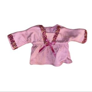 American Girl Doll Julie Pink/Purple Pajama Top